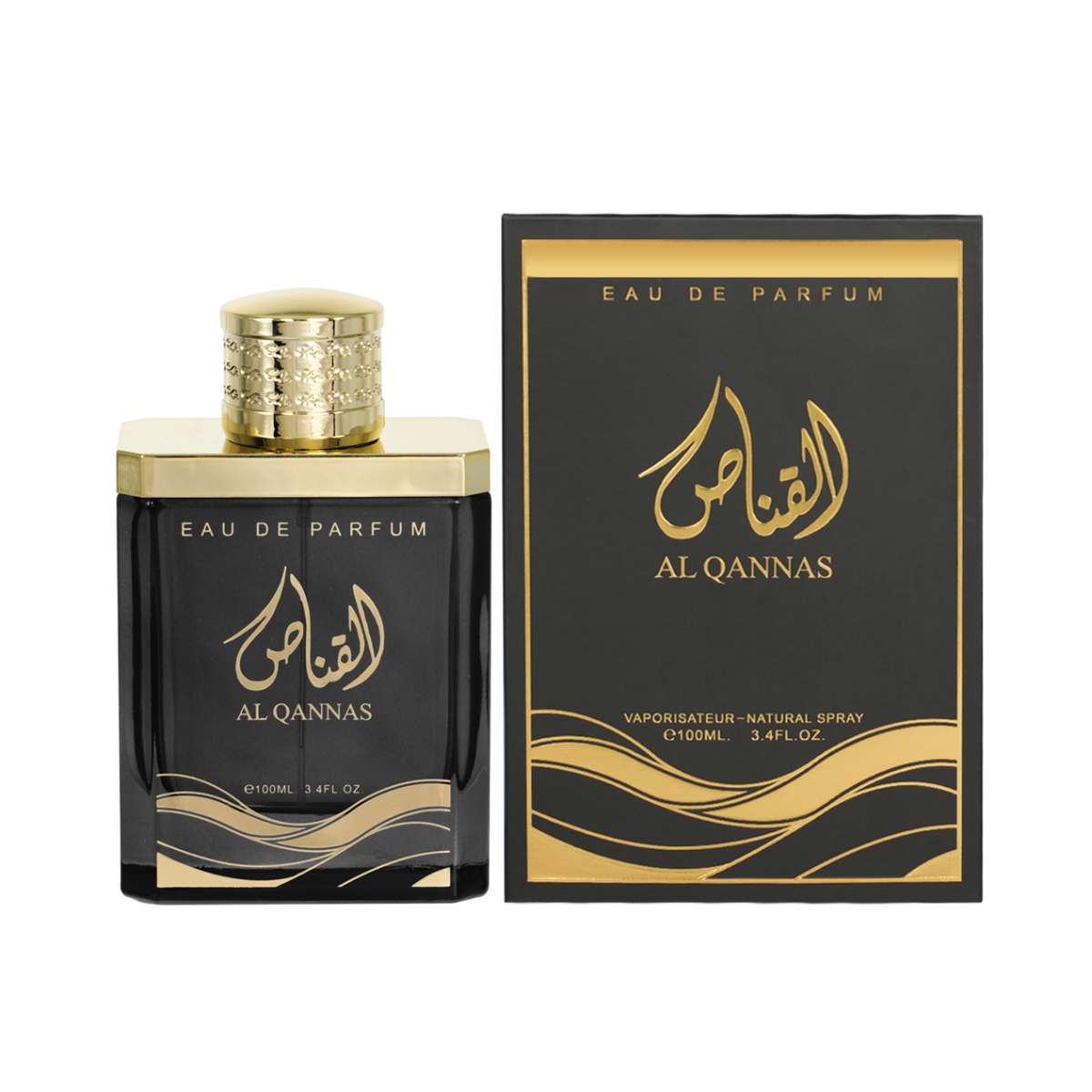 Al Qannas Black 100ml Eau de Parfum by Mahabub