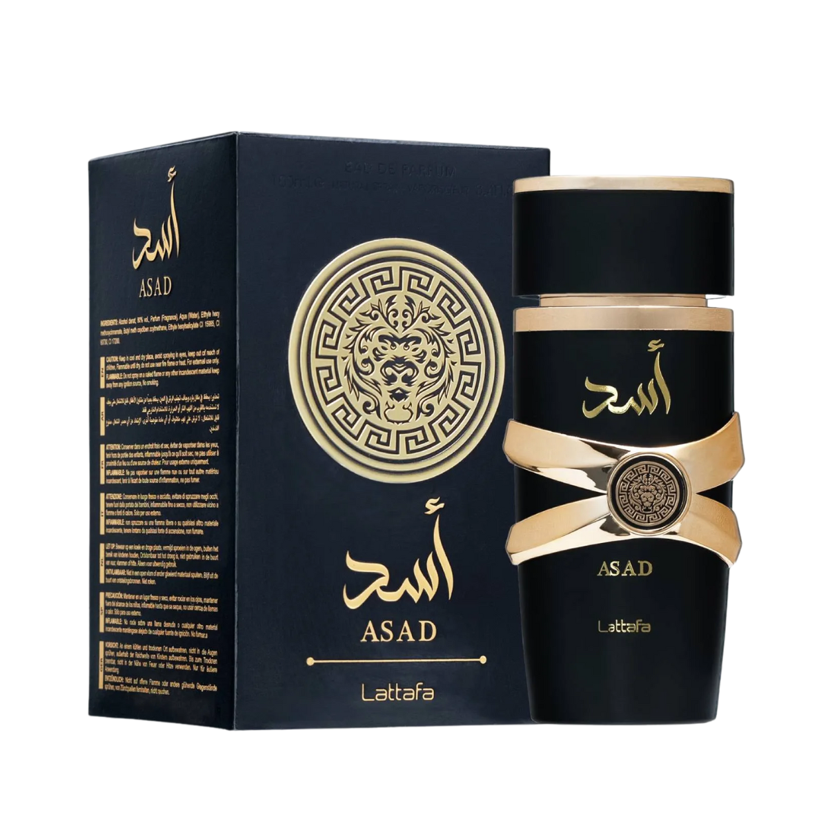 Asad 100ml Perfume by Lattafa | Bold Spicy & Woody Fragrance with Pineapple, Coffee, and Amber