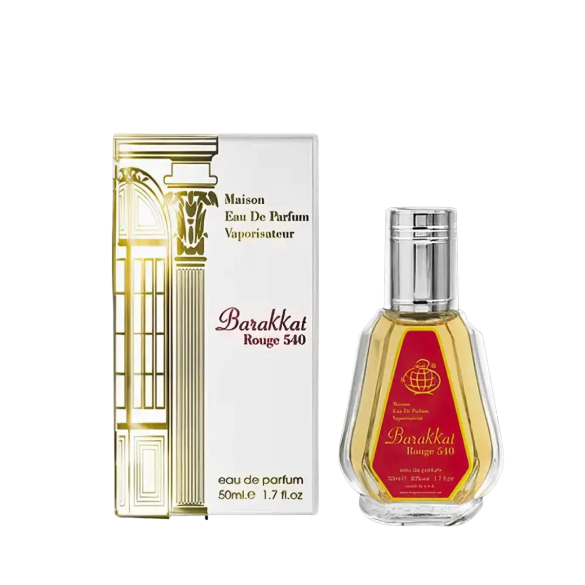 Barakkat Rouge 540 White 50ml Perfumed Fragrance by Fragrance World – Luxury Floral Woody Scent
