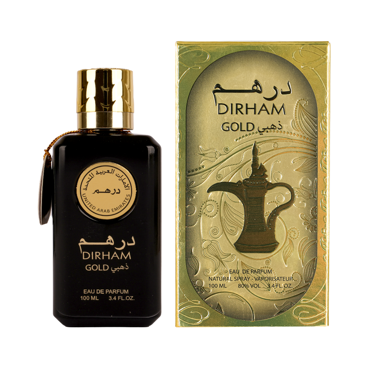 Dirham Gold 100ml Perfumed Fragrance By Mahabub