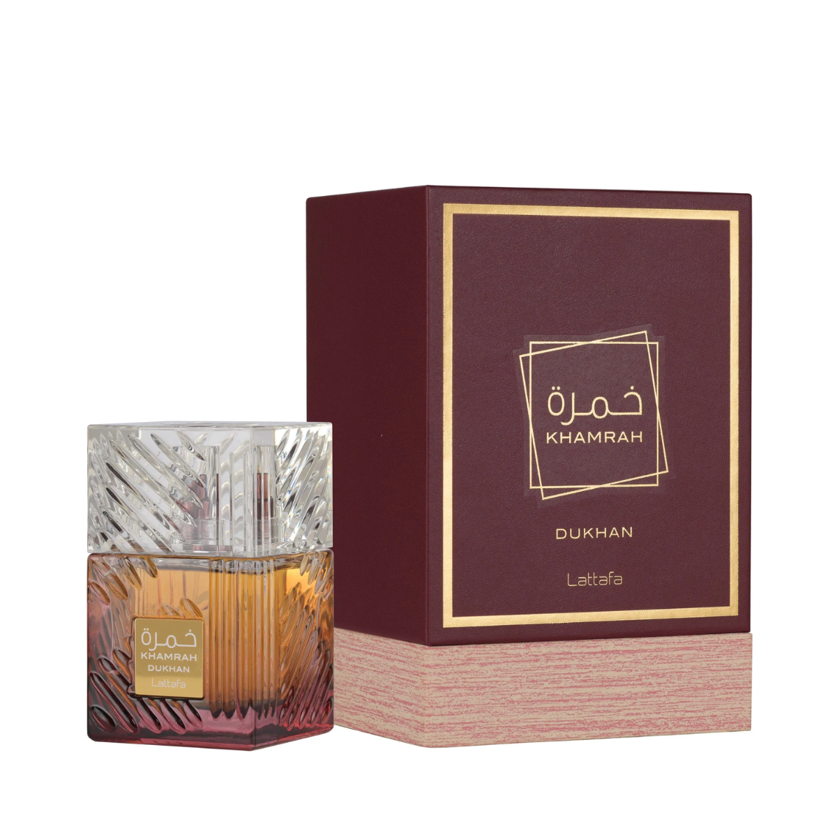 Khamrah Dukhan 100ml Perfume by Lattafa | Bold & Smoky Fragrance with Tobacco, Amber, and Pimento
