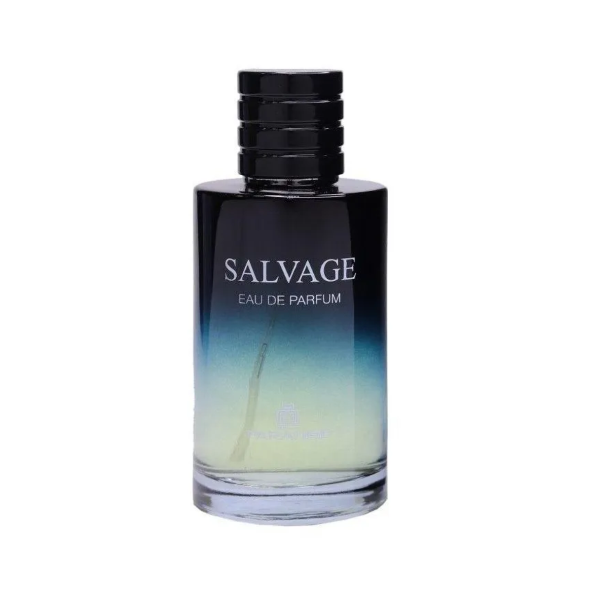 Salvage 100ml Paradise Collection Eau De Parfum by Fragrance World - Fresh and spicy fragrance with citrus, pink pepper, sandalwood, and vanilla for men in a sleek bottle.