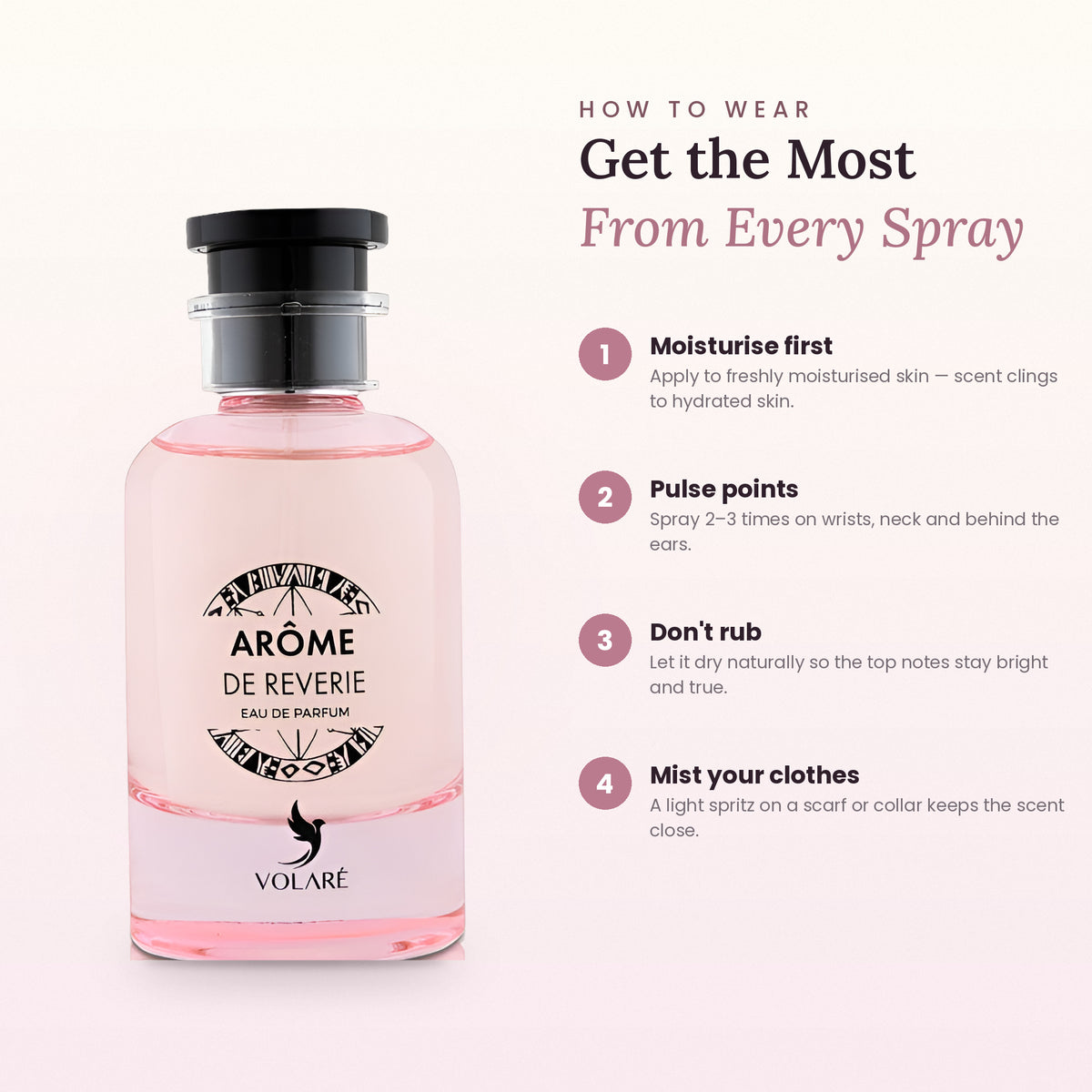 How to wear Arôme de Reverie