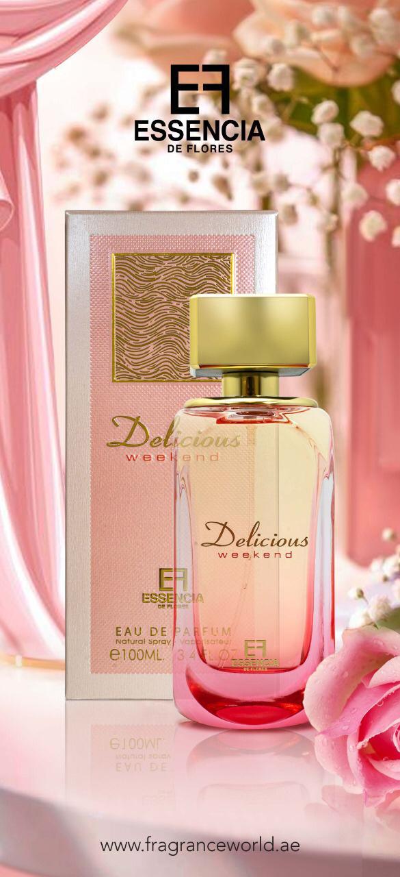 Fragrance World Essencia De Flores Delicious Weekend Eau De Parfum 100ml Perfume Fragrance Spray