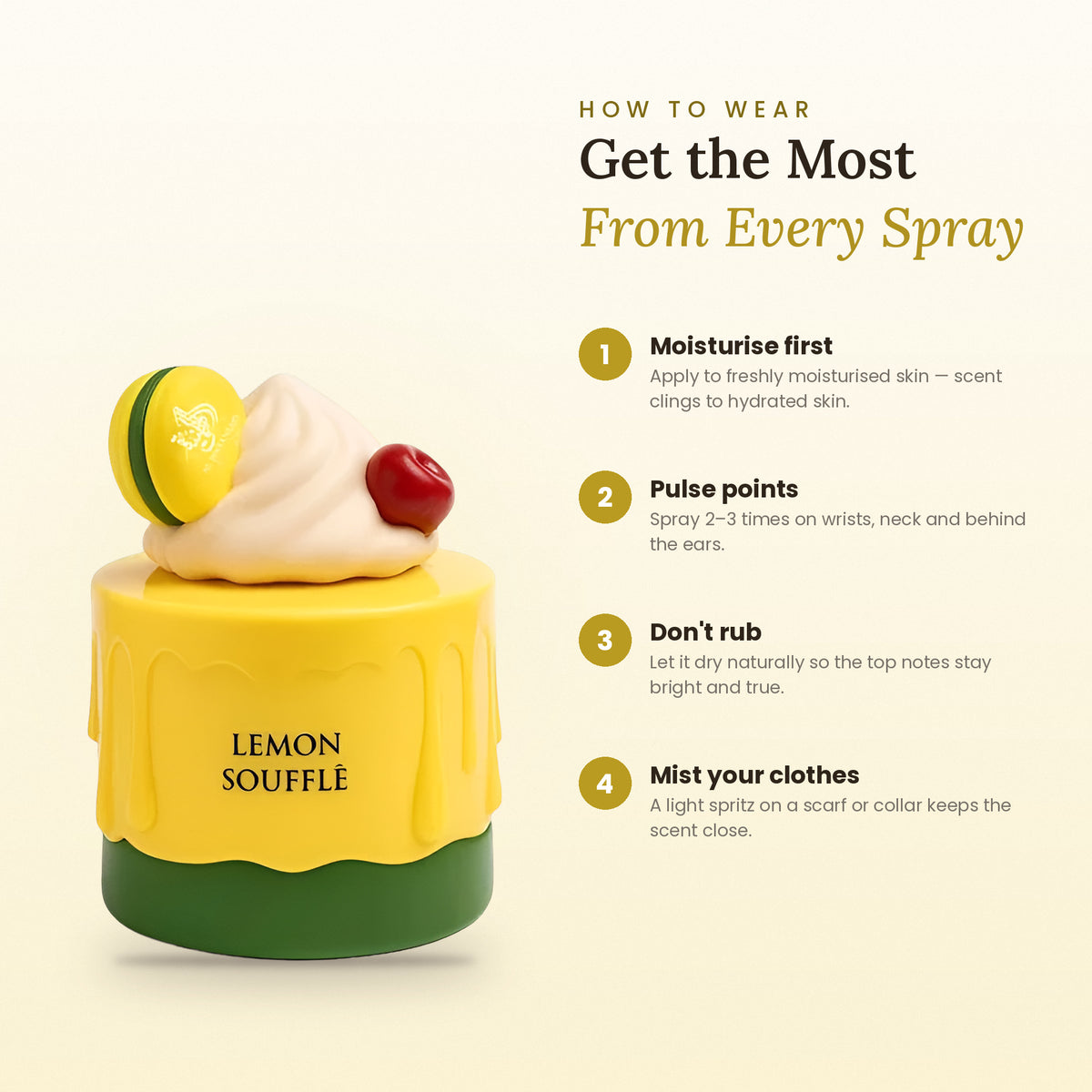 How to wear Lemon Soufflé