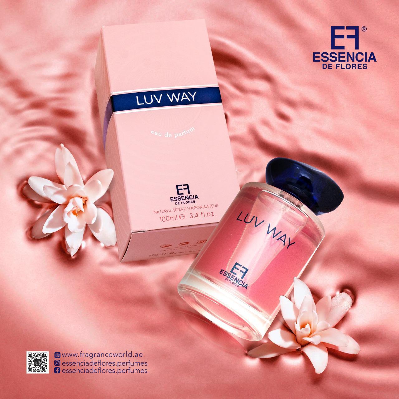 Fragrance World Essencia De Flores Luv Way Eau De Parfum 100ml Perfume Fragrance Spray