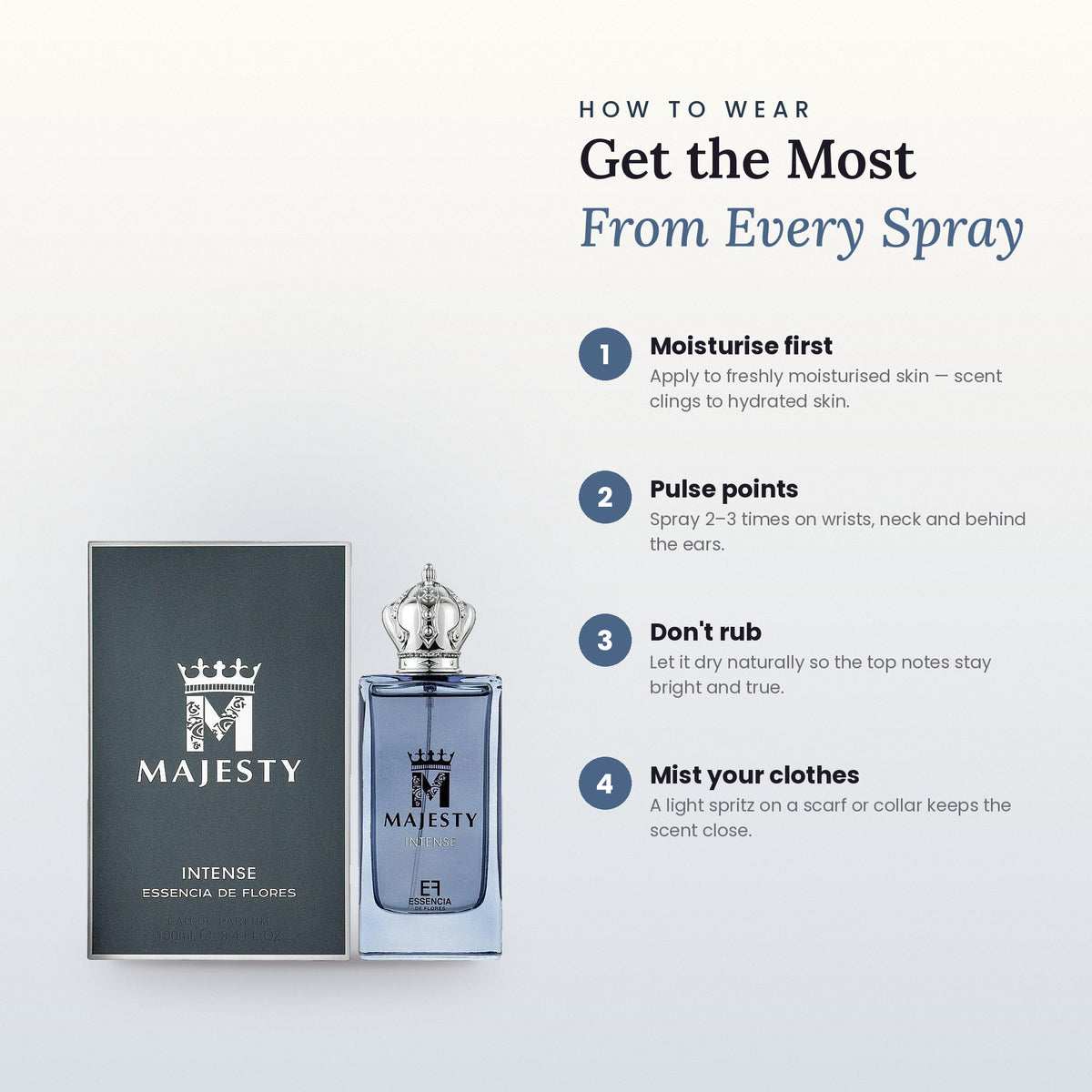 How to wear Majesty Intense