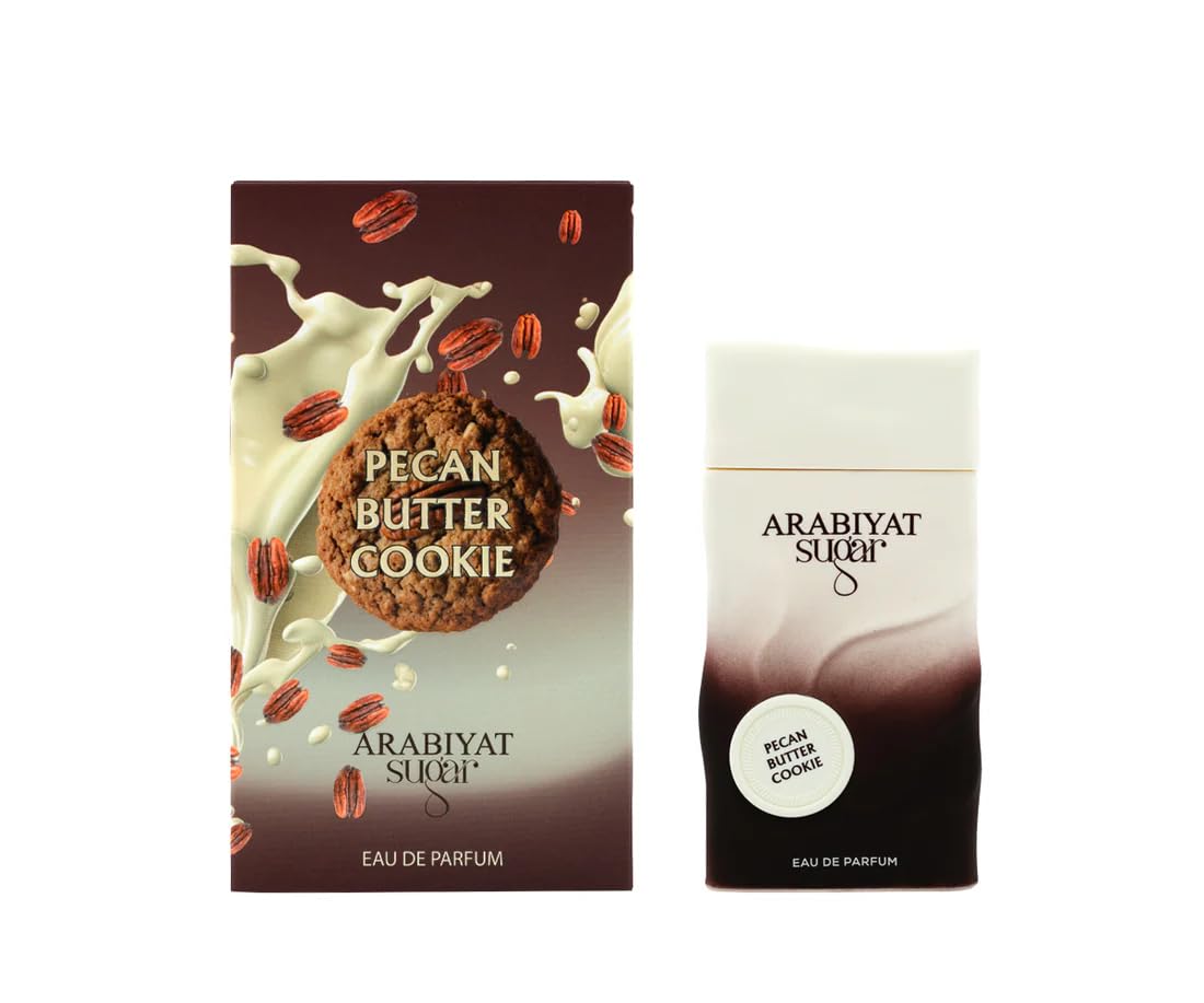 Arabiyat Sugar Pecan Butter Cookie EDP Eau de Parfum For Men & Women Unisex Fragrance 100 ml, Made in UAE