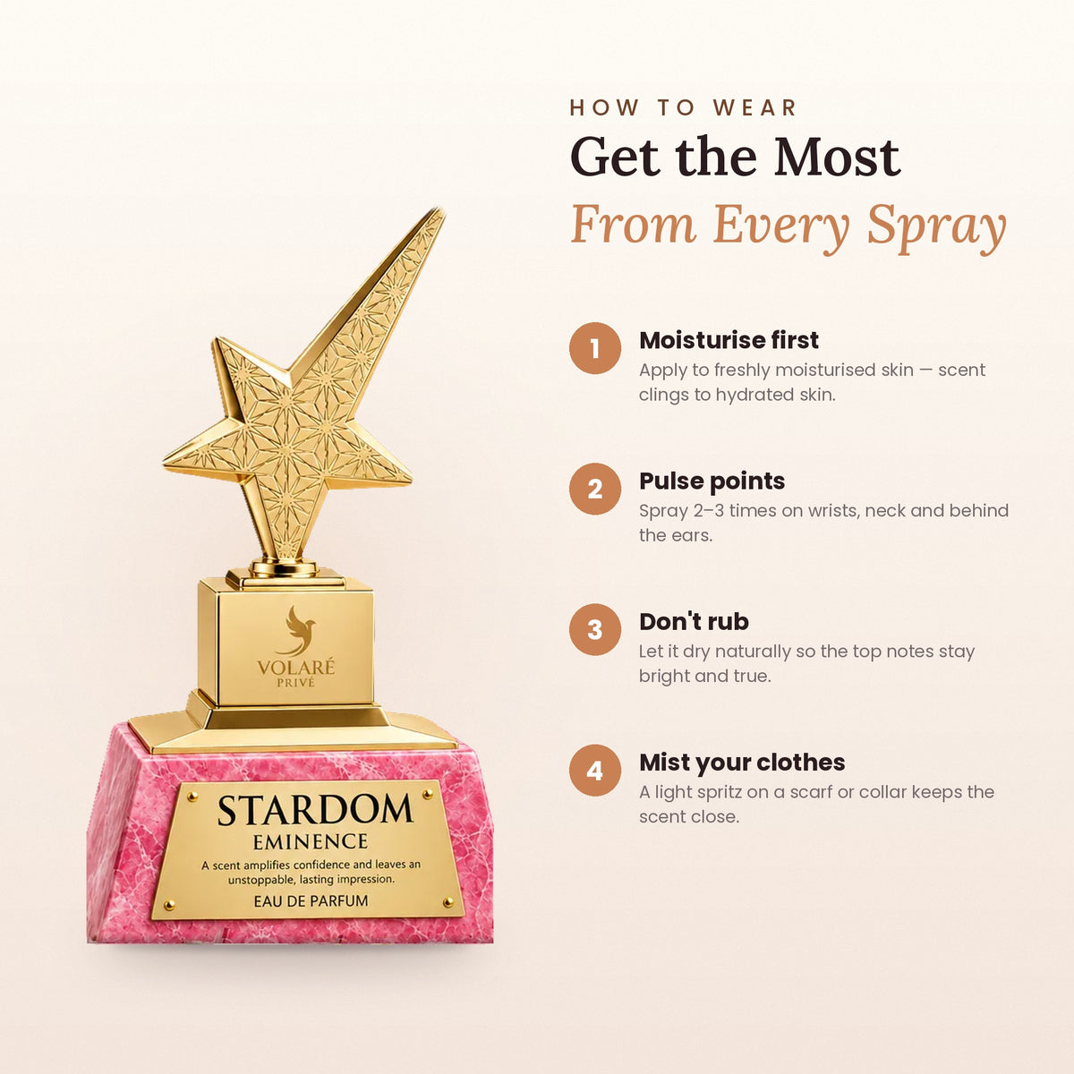 How to wear Stardom Eminence
