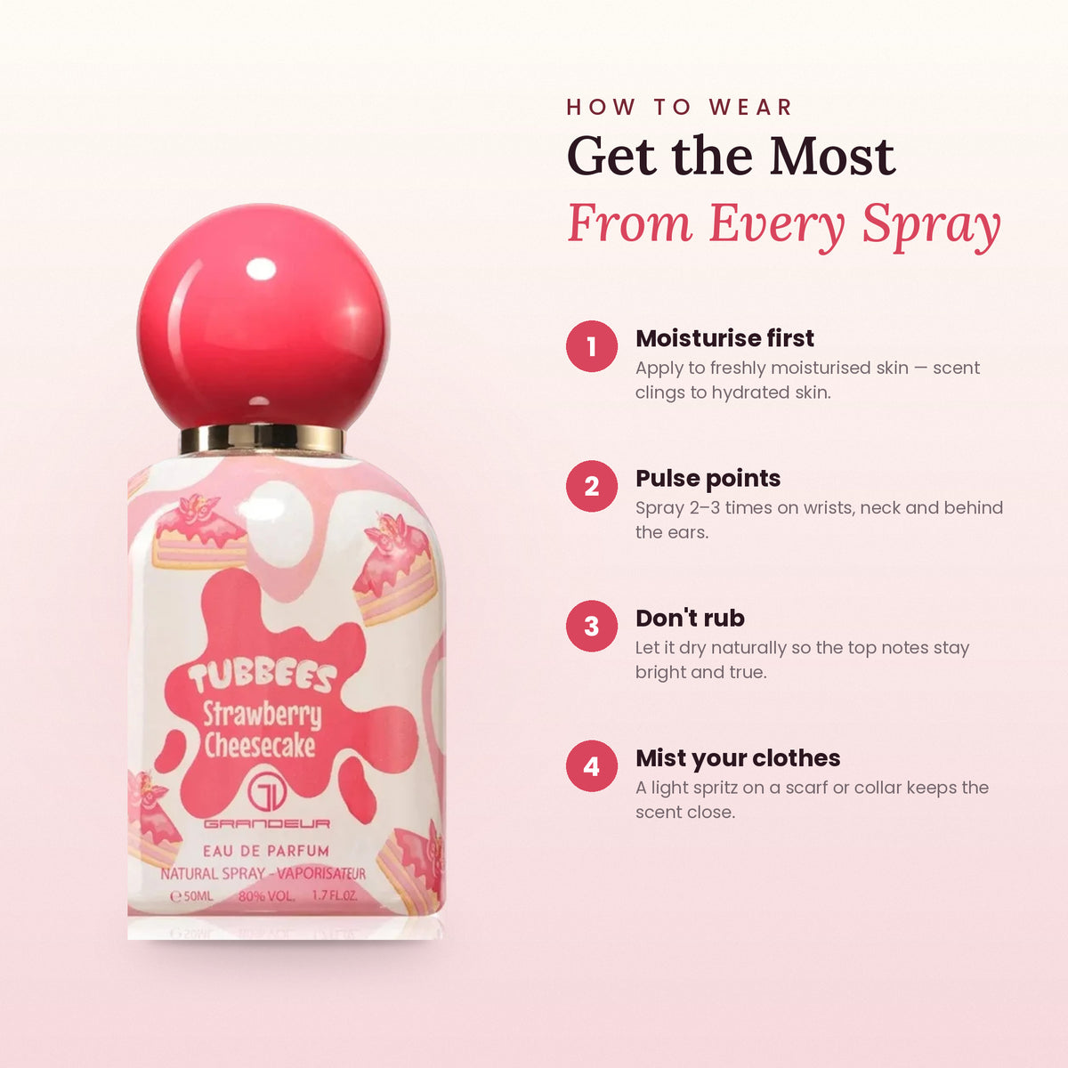 How to wear Strawberry Cheesecake