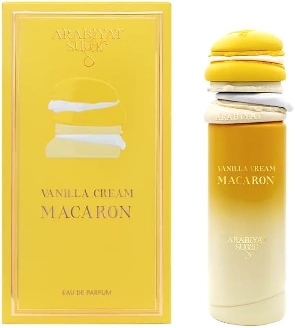 Arabiyat Sugar Vanilla Cream Macaron EDP Eau de Parfum For Men & Women Unisex Fragrance 100 ml, Made in UAE