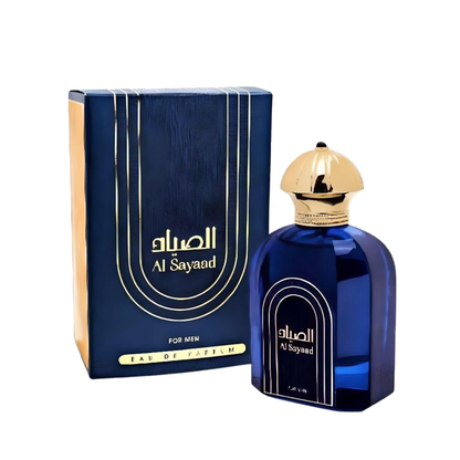 Al Sayaad Men 75ml Perfumed Fragrance by Fragrance World – Bold Citrus Woody Musk Scent