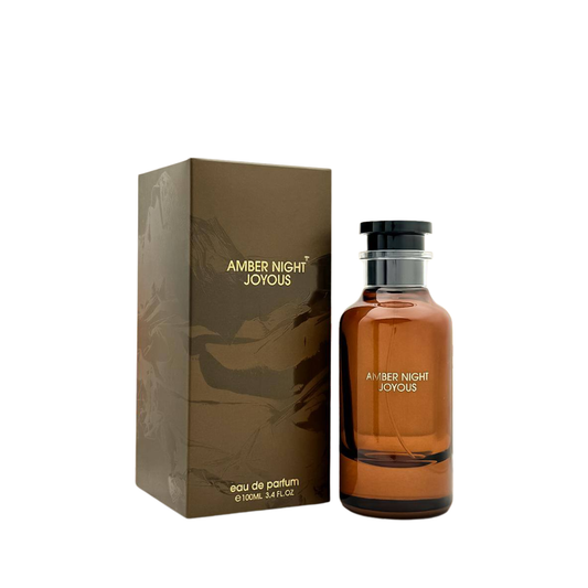 Amber Night 100ml Perfumed Fragrance by Joyous – Warm Woody Citrus Floral Scent