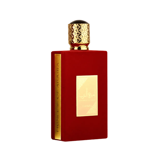 Ameerat Al Arab Red 100ml Perfume by Lattafa | Exotic Unisex Fragrance with Saffron, Jasmine, and Mint