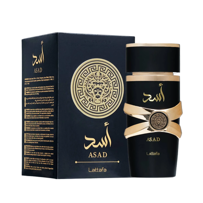 Asad 100ml Perfume by Lattafa | Bold Spicy & Woody Fragrance with Pineapple, Coffee, and Amber