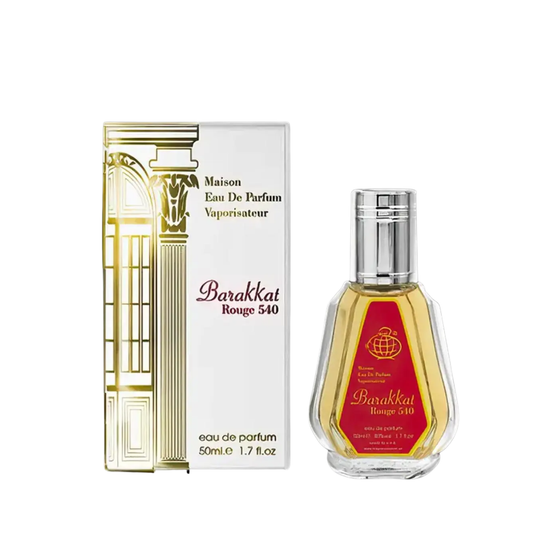 Barakkat Rouge 540 White 50ml Perfumed Fragrance by Fragrance World – Luxury Floral Woody Scent