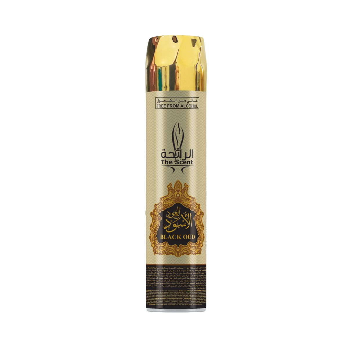 Black Oud 300ml Air Freshener Spray – Alcohol-Free Arabian Fragrance by The Scent