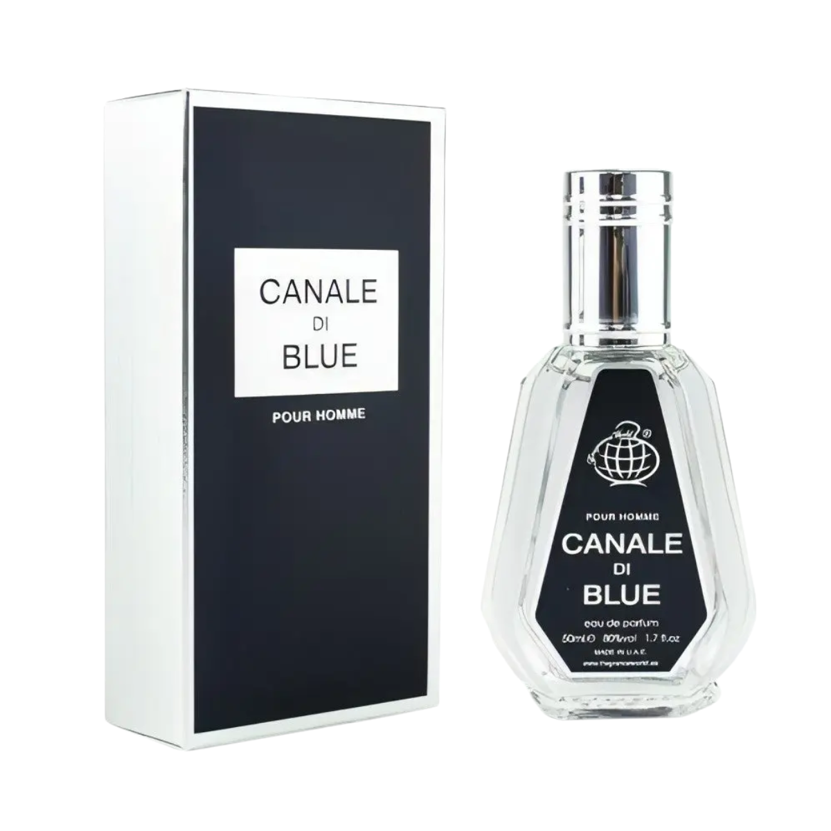Canale Di Blue 50ml Eau De Parfum by Fragrance World – Fresh Citrus Spice Fragrance