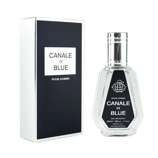 Canale Di Blue 50ml Eau De Parfum by Fragrance World – Fresh Citrus Spice Fragrance