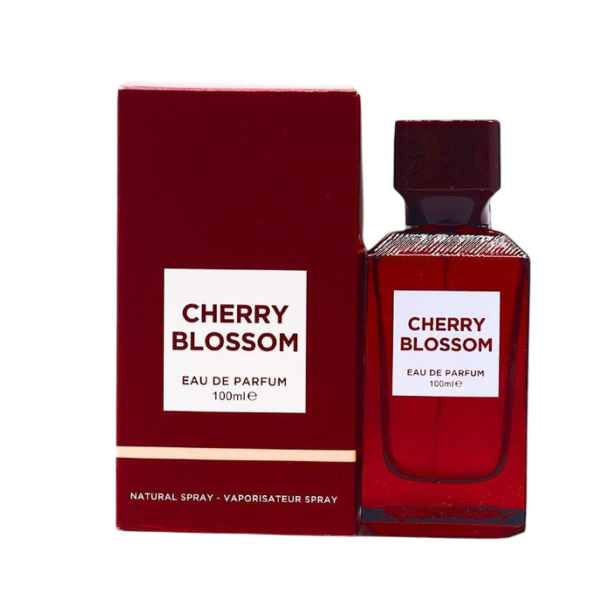 Manifeste 100ml Paradise Collection Eau De Parfum by Fragrance World - Unisex fruity, woody fragrance with black cherry, saffron, leather, and smoky notes.