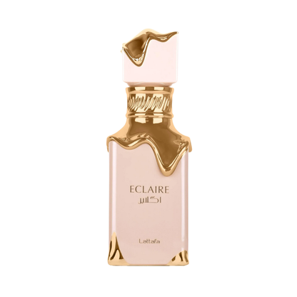 Eclaire 100ml Perfume by Lattafa | Sweet & Floral Gourmand Fragrance with Caramel, Vanilla, and Honey