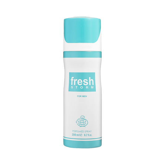 Fresh Storm 200ml Body Deo Perfumed Spray by Fragrance World – Masculine Fresh Scent