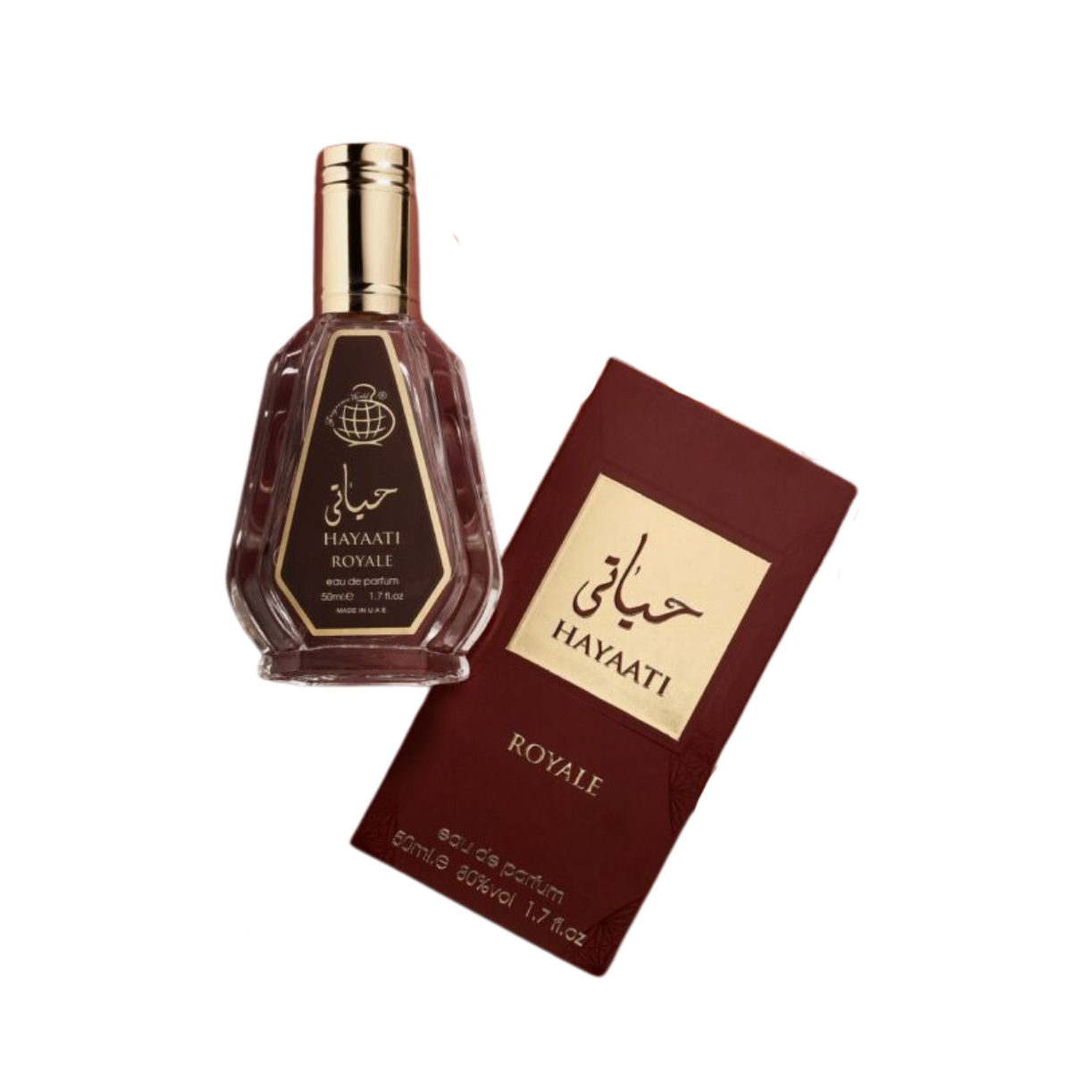 Hayaati Royale 50ml Eau De Parfum by Fragrance World – Luxurious Unisex Fragrance