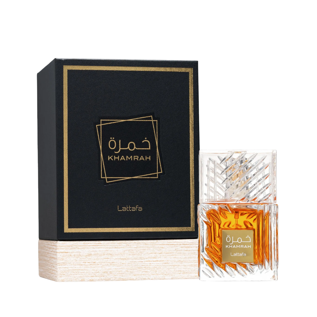 Khamrah 100ml Perfume by Lattafa | Aromatic Spicy & Woody Fragrance with Cinnamon, Dates, and Amberwood
