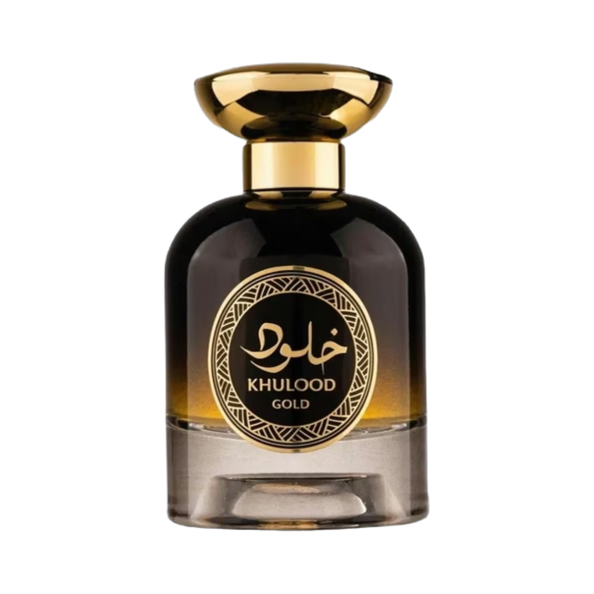 Khulood Gold 100ml Eau De Parfum by Athoor Al Alam – Spicy woody fragrance with cumin, tobacco, oud, and sandalwood in a luxurious 100ml bottle.