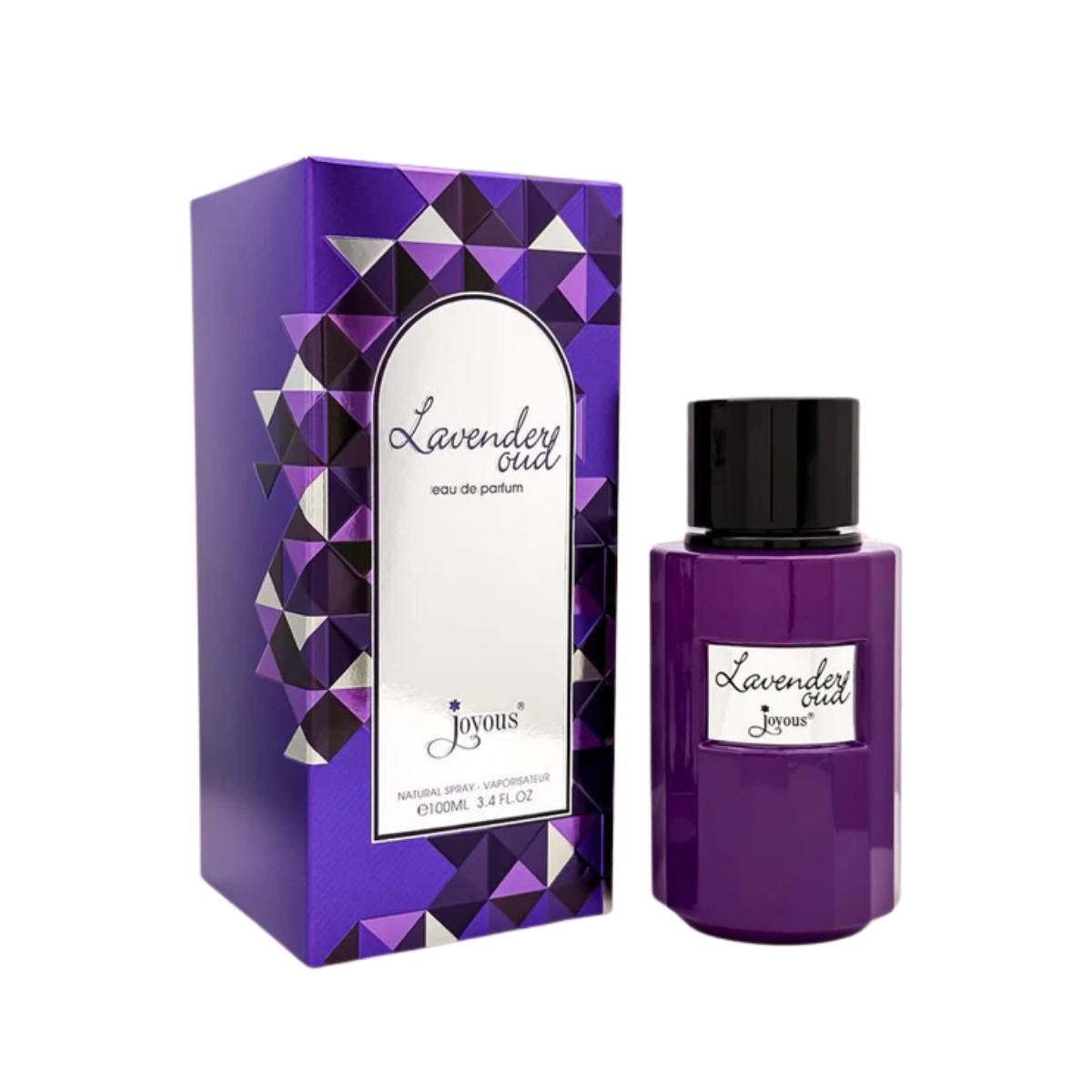 Lavender Oud 100ml Perfumed Fragrance by Joyous – Fresh Lavender Woody Oud Scent