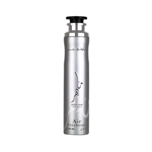Maahir Legacy 300ml Air Freshener by Lattafa – Mint, Lavender, Pineapple, Tonka Bean, Oakmoss, and Vetiver Notes in 300ml Spray Bottle
