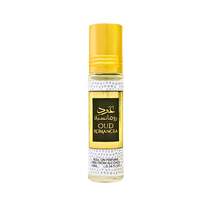 Oud Romancea Roll-on Oil Fragrance by Ard Al Zaafaran | Alcohol-Free Perfume Oil
