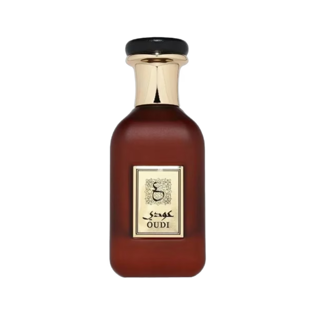 Oudi 100ml Eau De Parfum by Athoor Al Alam – Spicy woody fragrance with saffron, rose, oud, and labdanum in a luxurious 100ml bottle.