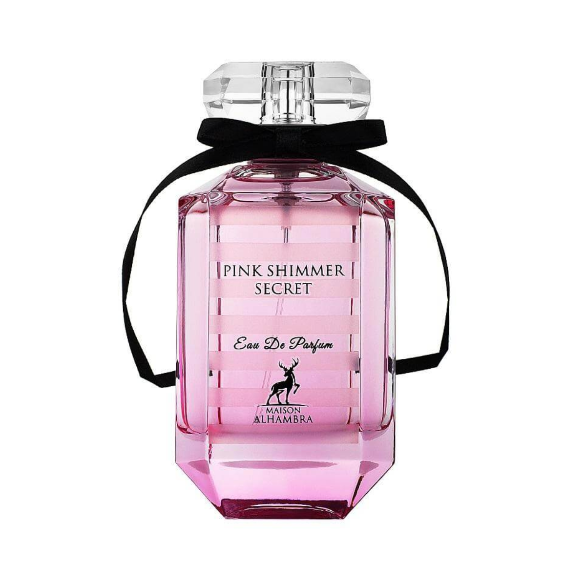 Pink Shimmer Secret 100ml Eau De Parfum by Maison Alhambra | Fruity Floral Women's Fragrance