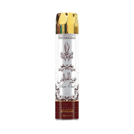 Pure Oud 300ml Air Freshener Spray – Alcohol-Free Odor-Neutralizing Fragrance by The Scent
