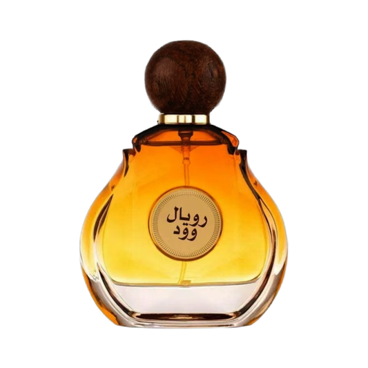 Royal Wood 80ml Eau De Parfum by Athoor Al Alam – Oriental Woody Scent with Coffee, Oud, and Amber.