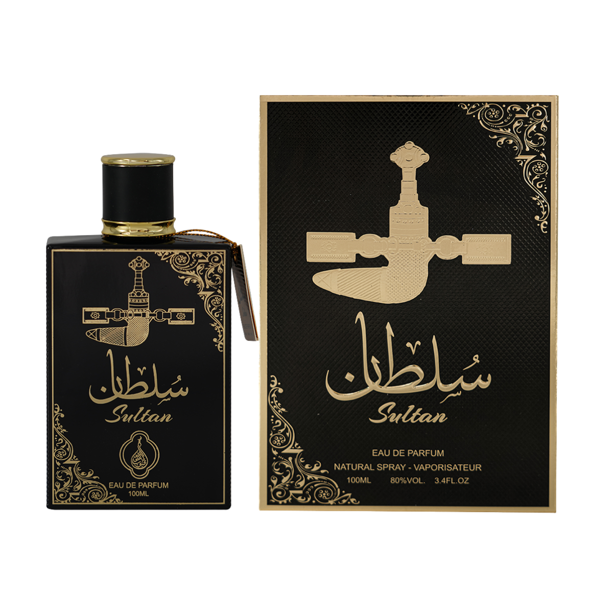 Sultan Black 100ml Eau de Parfum by Mahabub