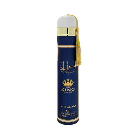 Taj Al Malik 300ml Air Freshener by Ard Al Zaafaran – Oud & Spicy Aroma for Luxury Spaces