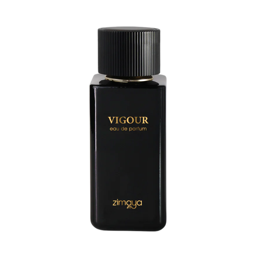 Vigour 100ml Perfumed Fragrance by Zimaya, Masculine Spicy & Woody Scent Bottle with Black Cap