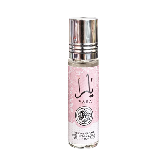 Yara Pink 10ml Roll-on Oil Fragrance by Ard Al Zaafaran | Alcohol-Free Perfume Oil
