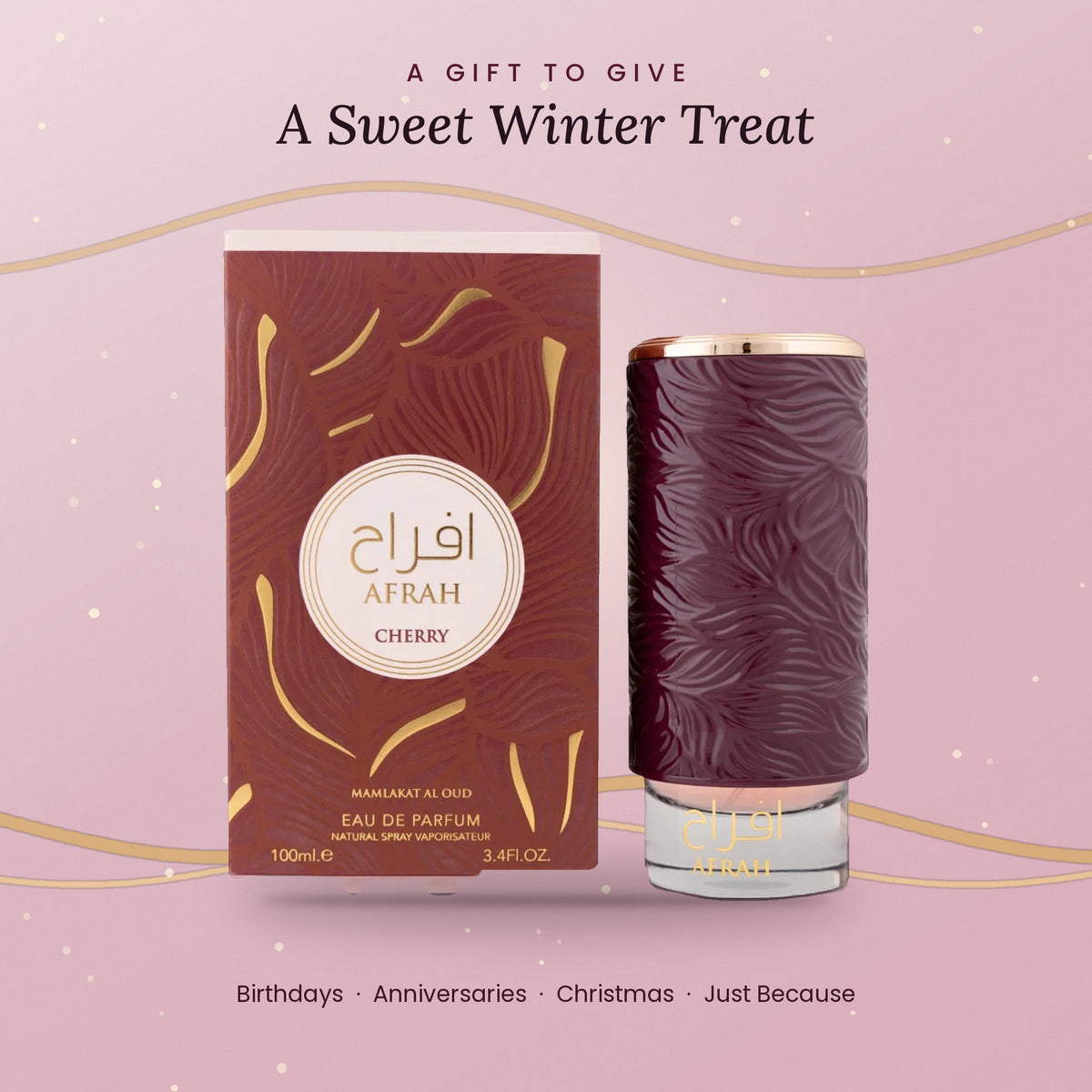 Afrah Cherry gift ready perfume
