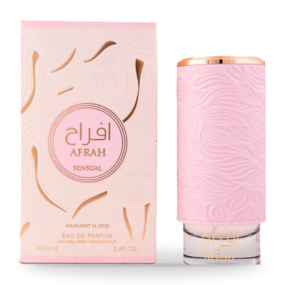 Afrah Sensual by Mamlakat Al Oud 100ml bottle and box