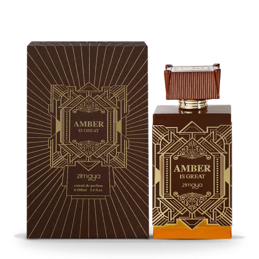 Amber Is Great by Zimaya 100ml bottle and box