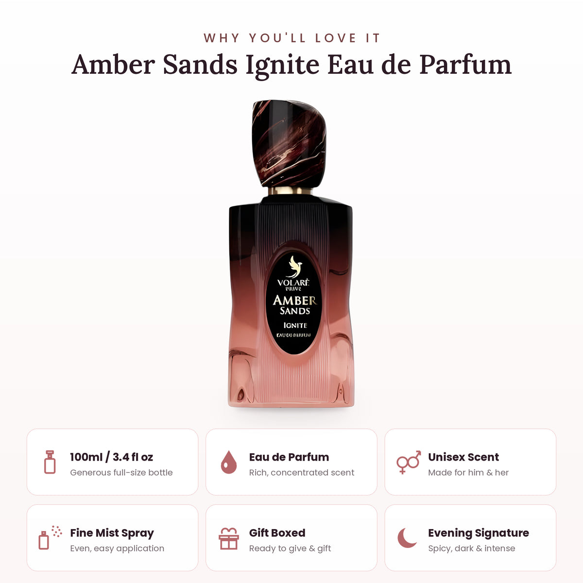 Amber Sands Ignite key features