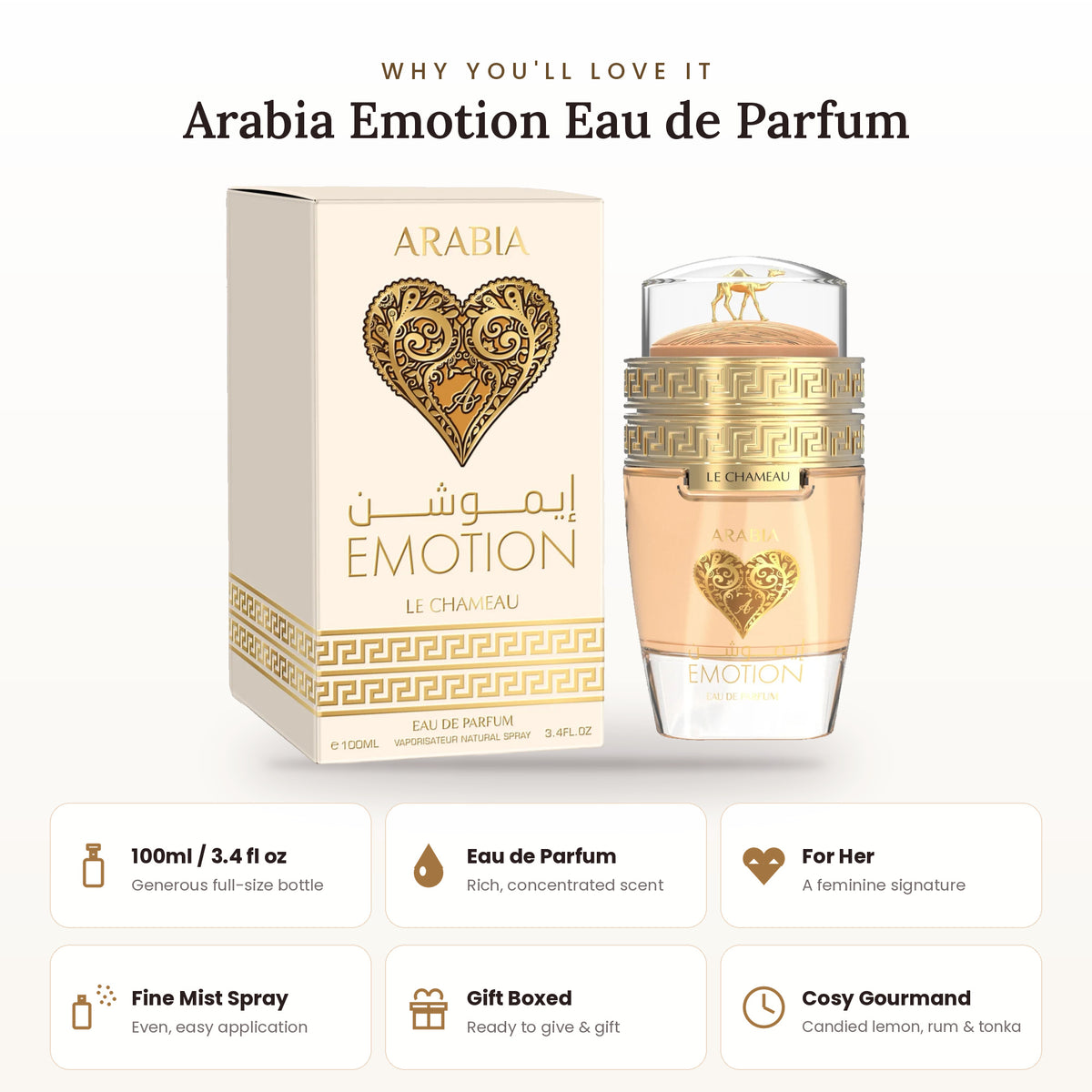 Arabia Emotion key features