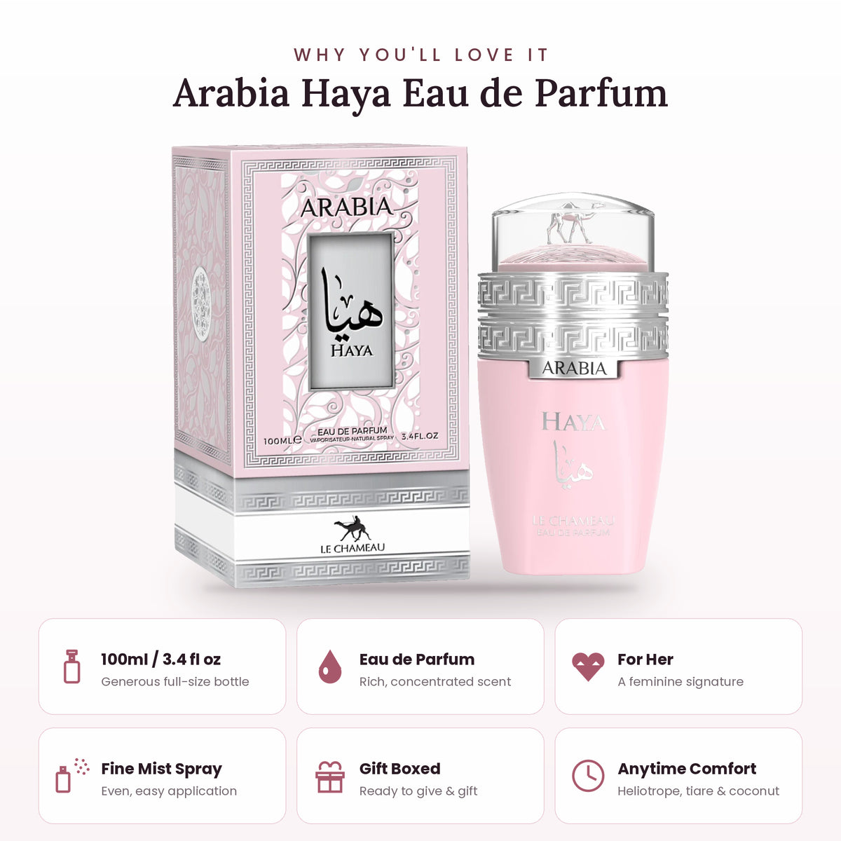 Arabia Haya key features