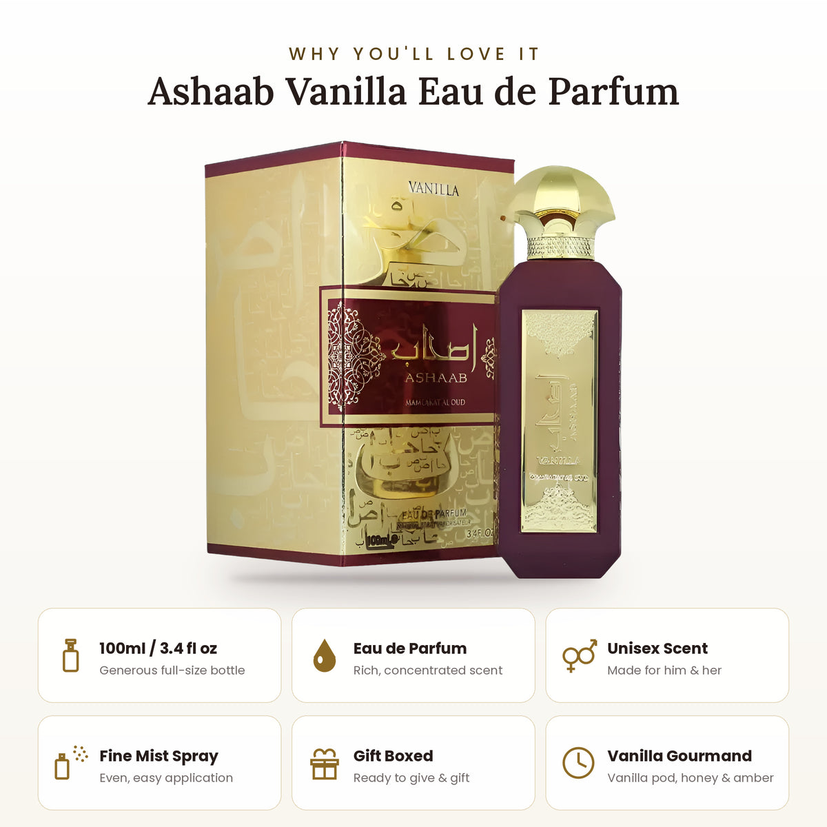 Ashaab Vanilla key features