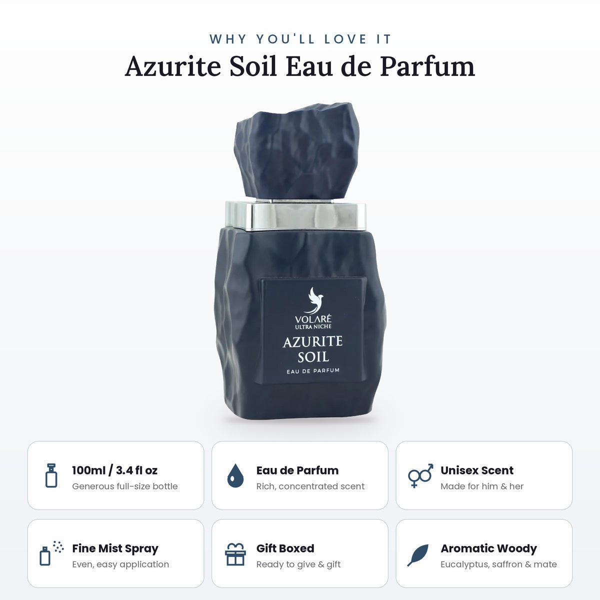 Azurite Soil key features