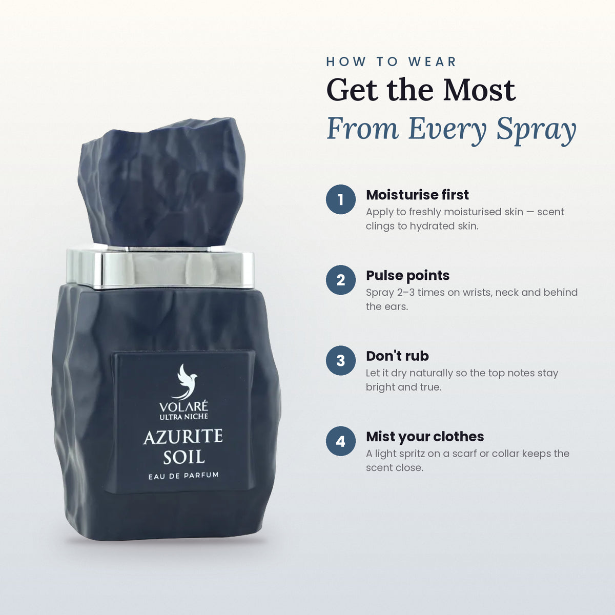 How to wear Azurite Soil