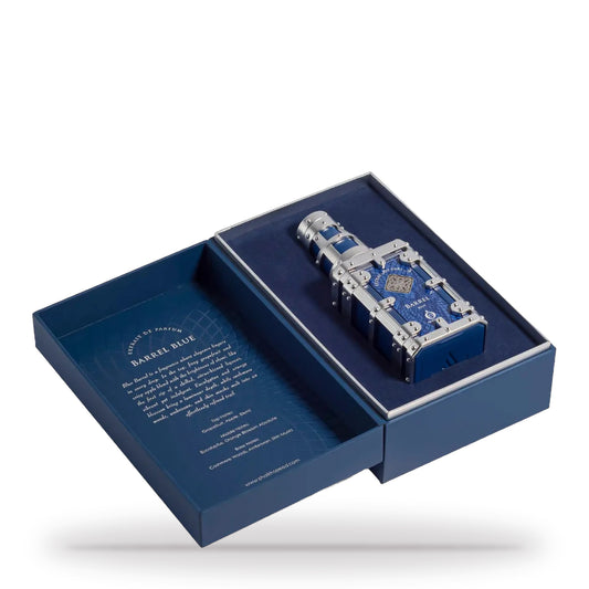Barrel Blue by Shaikh Saeed 100ml bottle and box